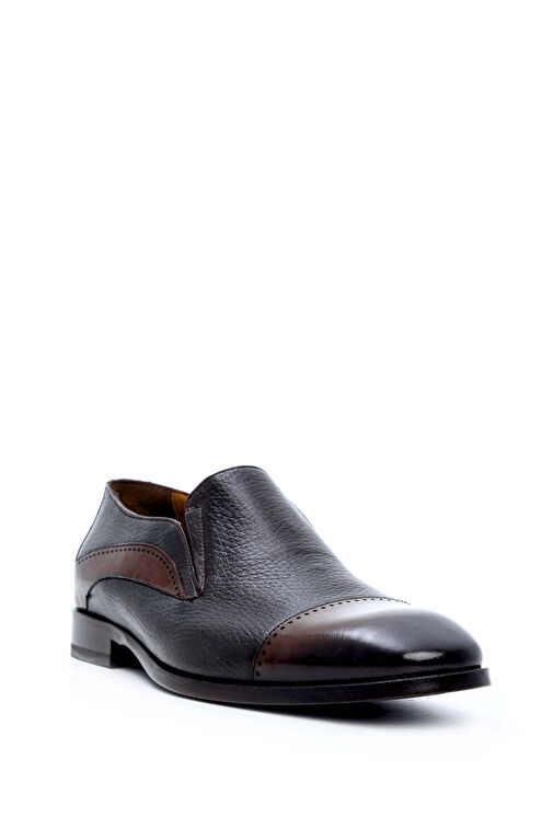 Tamer Tanca Erkek Hakiki Deri Kahverengi Klasik Ayakkabı - Görsel 3