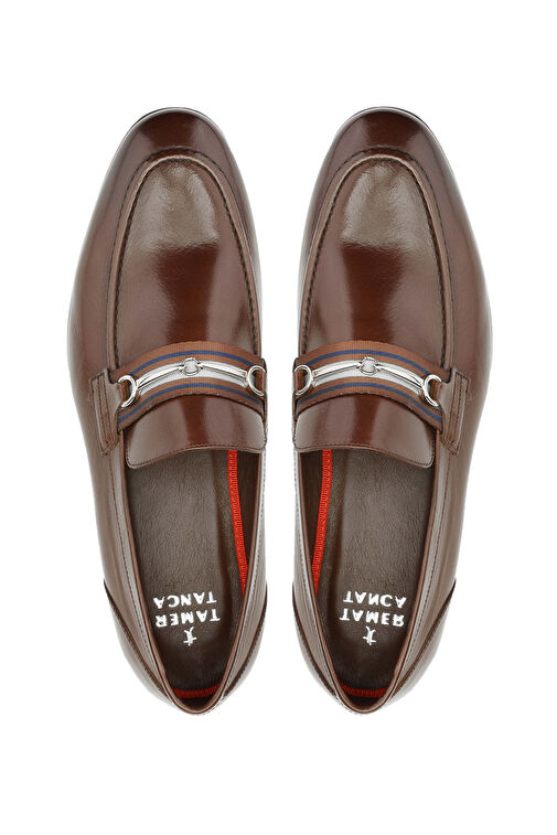 Tamer Tanca Erkek Hakiki Deri Taba Bufalo Klasik Ayakkabı - Görsel 5