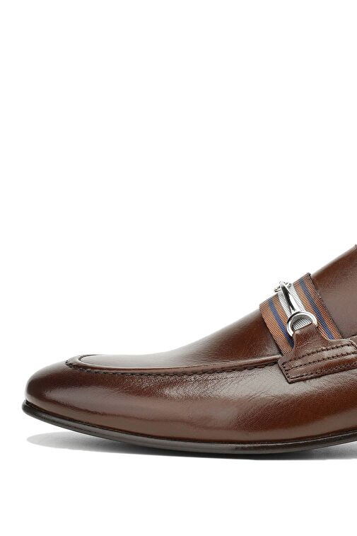 Tamer Tanca Erkek Hakiki Deri Taba Bufalo Klasik Ayakkabı - Görsel 6