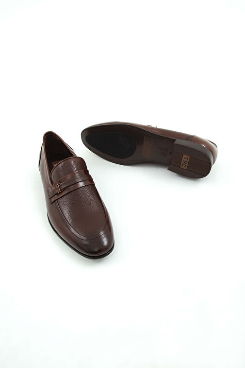 Tamer Tanca Erkek Hakiki Deri Taba Bufalo Makosen Ayakkabı - Görsel 10