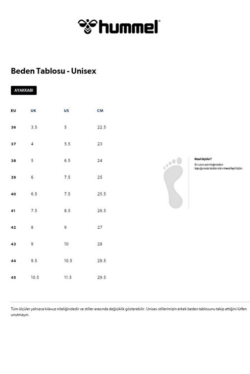 Hummel Delta Unisex Spor Ayakkabı 212609-1006 - Görsel 8