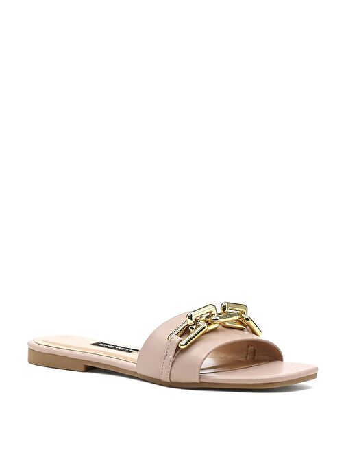 Nine West Nine West Bej GUMMA 2FX Krem Kadın Düz Terlik Sandalet & Terlik | Boyner Bej - 3. görsel