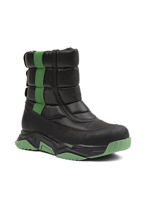 Benetton® | BN-30398 - 3256 Siyah Yesil - Kadın Bot - Görsel 4