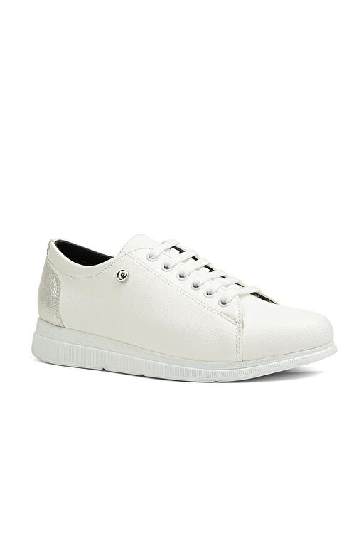 Pierre Cardin Beyaz Kadın Günlük Ayakkabı PC-51935-Beyaz - Görsel 3