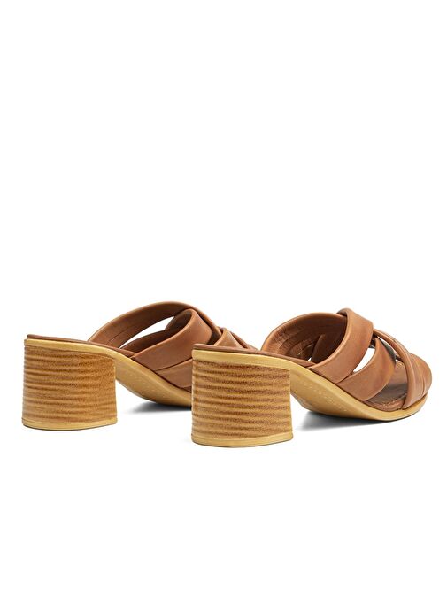 Pierre Cardin® | PC-7108 - 2162 Taba - Kadın Terlik - Görsel 4