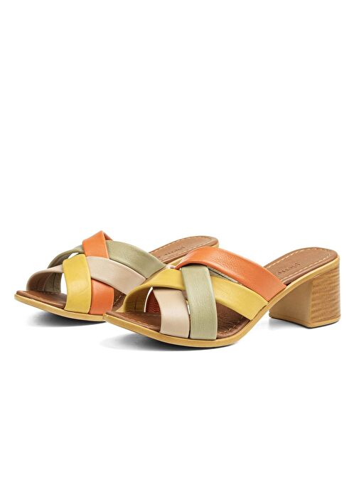 Pierre Cardin® | PC-7108 - 2162 Multi Color - Kadın Terlik - Görsel 5