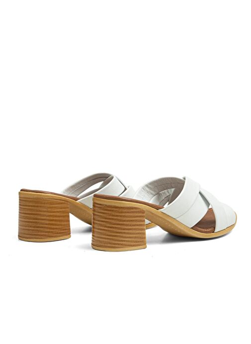 Pierre Cardin® | PC-7108 - 2162 Beyaz - Kadın Terlik - Görsel 4