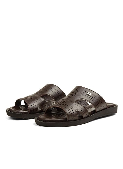 Pierre Cardin® | PC-7129 - 2162 Kahve - Erkek Terlik - Görsel 5