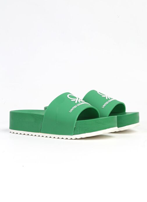 Benetton® | BN-1211- 3489 Yesil-Kadın Terlik - Görsel 3