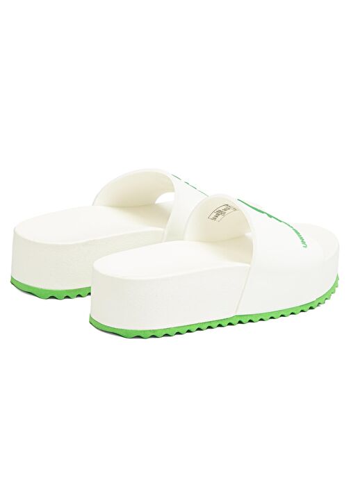 Benetton® |BN-1211- 3489 Beyaz - Kadın terlik - Görsel 5