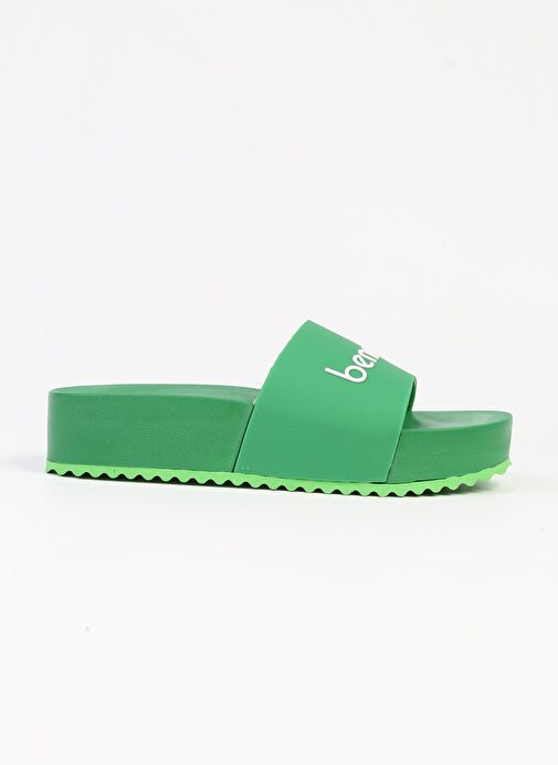 Benetton® | BN-1212- 3489 Yesil - Kadın Terlik - Görsel 2