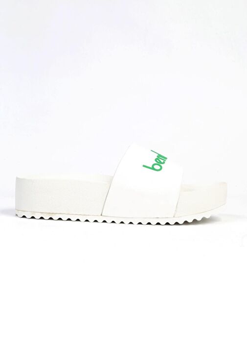 Benetton® | BN-1212- 3489 Beyaz-Kadın Terlik - Görsel 4