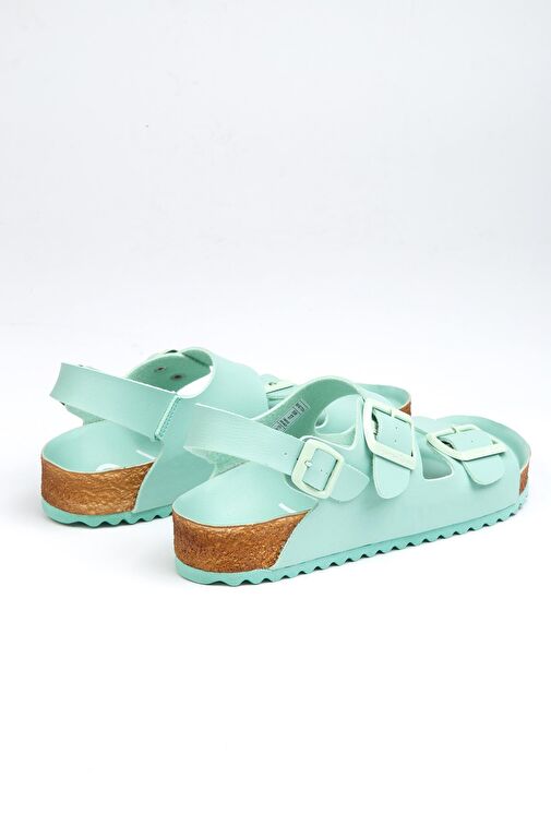 Benetton® | BN-1222- 3489 Acik Yesil - Kadın Sandalet - Görsel 4