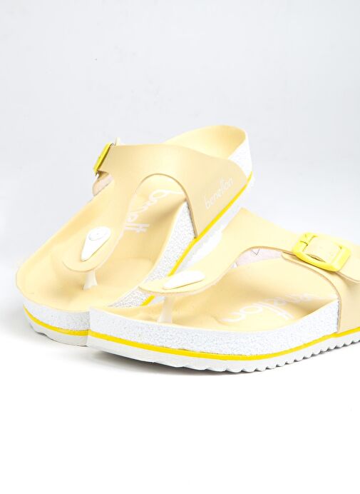 Benetton® | BN-1224- 3489 Sari - Kadın Terlik - Görsel 5