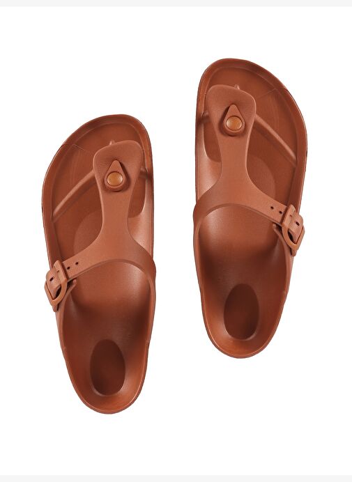 Kadın Kahverengi Terlik - Görsel 2