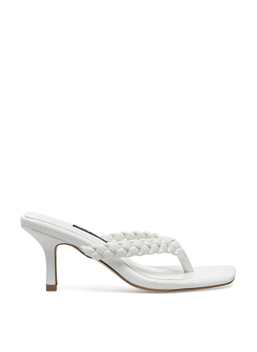 Nine West Nine West ORVE 2FX Beyaz Kadın Topuklu Terlik Sandalet & Terlik | Boyner Beyaz - 2. görsel