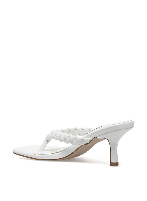 Nine West Nine West ORVE 2FX Beyaz Kadın Topuklu Terlik Sandalet & Terlik | Boyner Beyaz - 4. görsel