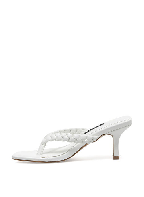 Nine West Nine West ORVE 2FX Beyaz Kadın Topuklu Terlik Sandalet & Terlik | Boyner Beyaz - 5. görsel