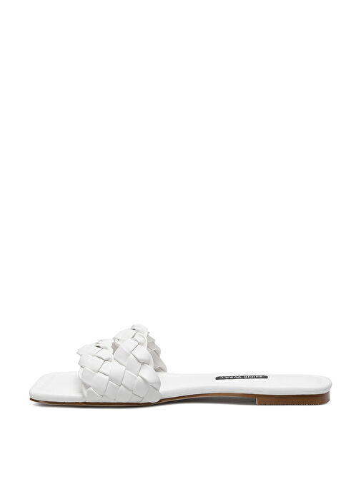 Nine West Nine West ORAGO 2FX Beyaz Kadın Düz Terlik Sandalet & Terlik | Boyner Beyaz - 5. görsel