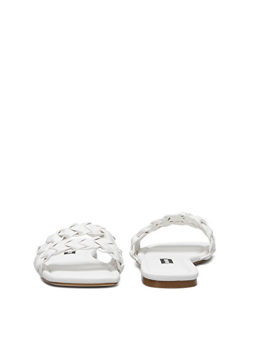 Nine West Nine West ORAGO 2FX Beyaz Kadın Düz Terlik Sandalet & Terlik | Boyner Beyaz - 6. görsel