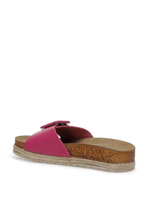 DESNA 3FX Fuşya Kadın Düz Terlik - Görsel 4