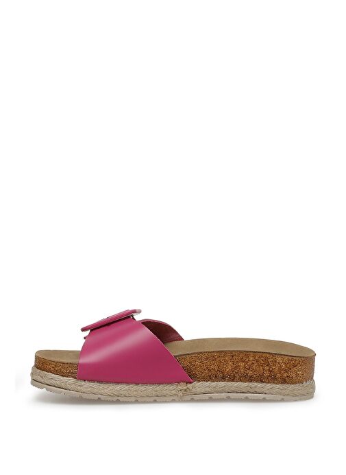 DESNA 3FX Fuşya Kadın Düz Terlik - Görsel 5