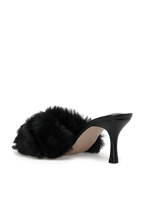 AMORE 2PR Siyah Kadın Topuklu Terlik - Görsel 5