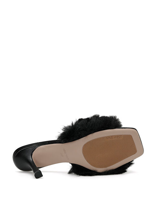 AMORE 2PR Siyah Kadın Topuklu Terlik - Görsel 9