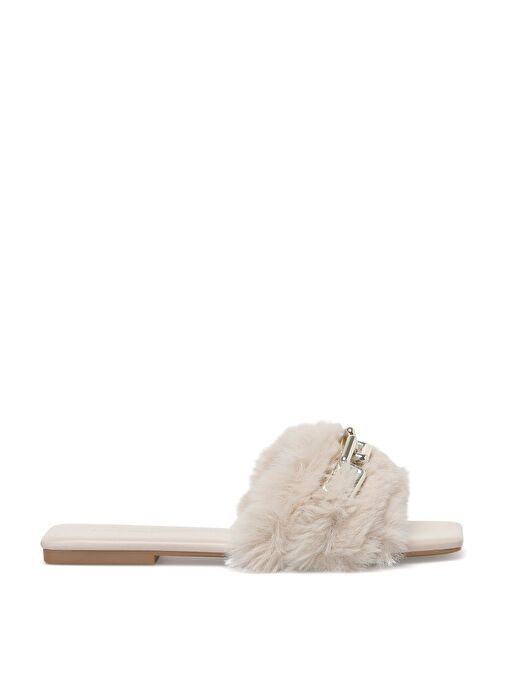 AMORA 2PR Pudra Kadın Düz Terlik - Görsel 2