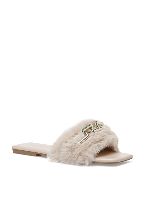 AMORA 2PR Pudra Kadın Düz Terlik - Görsel 3