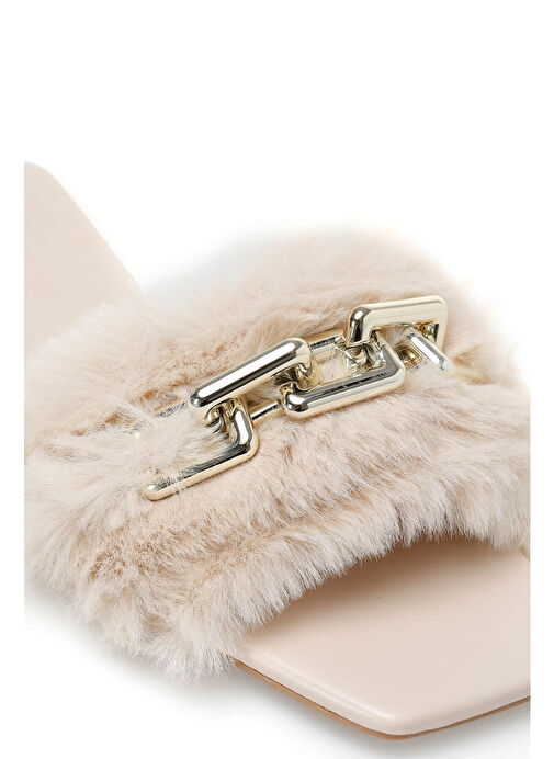 AMORA 2PR Pudra Kadın Düz Terlik - Görsel 8