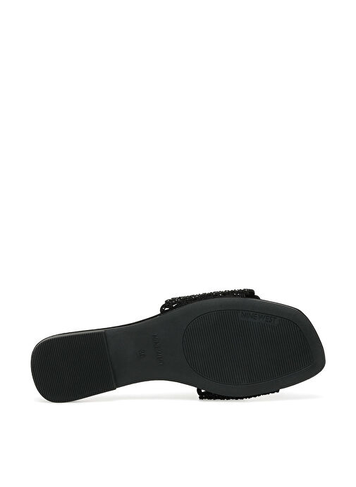 ASTIN 2PR Siyah Kadın Düz Terlik - Görsel 8