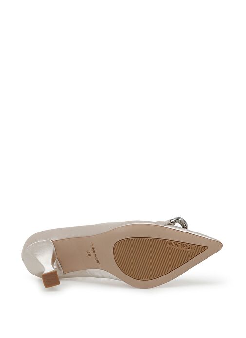 BINE2 2PR Bej Kadın Topuklu Ayakkabı - Görsel 8