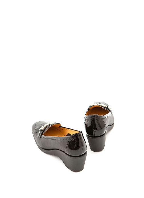 Relax Anatomic Kadın Hakiki Deri Siyah Comfort Ayakkabı - Görsel 3