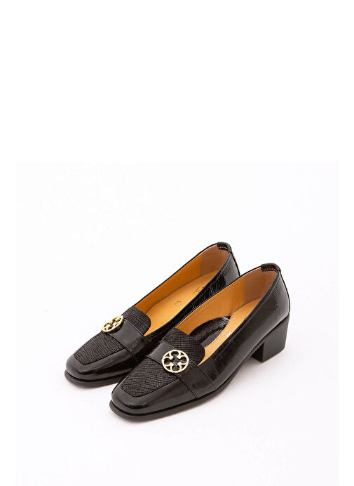 Relax Anatomic Kadın Hakiki Deri Siyah Comfort Ayakkabı - Görsel 2