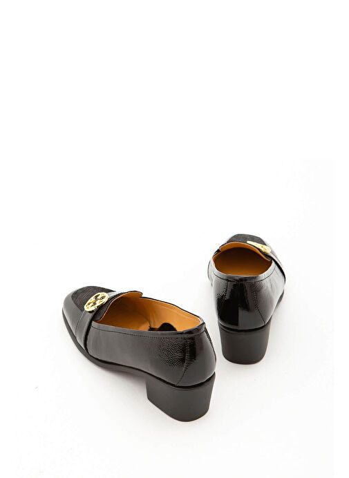 Relax Anatomic Kadın Hakiki Deri Siyah Comfort Ayakkabı - Görsel 3