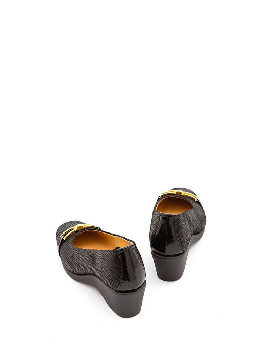 Relax Anatomic Kadın Hakiki Deri Siyah Comfort Ayakkabı - Görsel 3