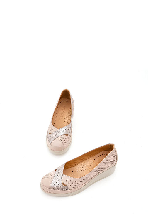 Tamer Tanca Kadın Hakiki Deri Taş Comfort Ayakkabı - Görsel 3