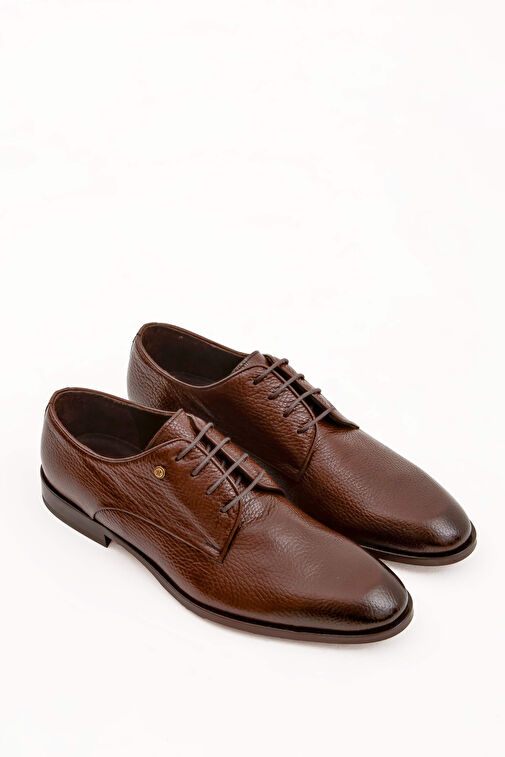 Tamer Tanca Erkek Hakiki Deri Taba Klasik Ayakkabı - Görsel 5