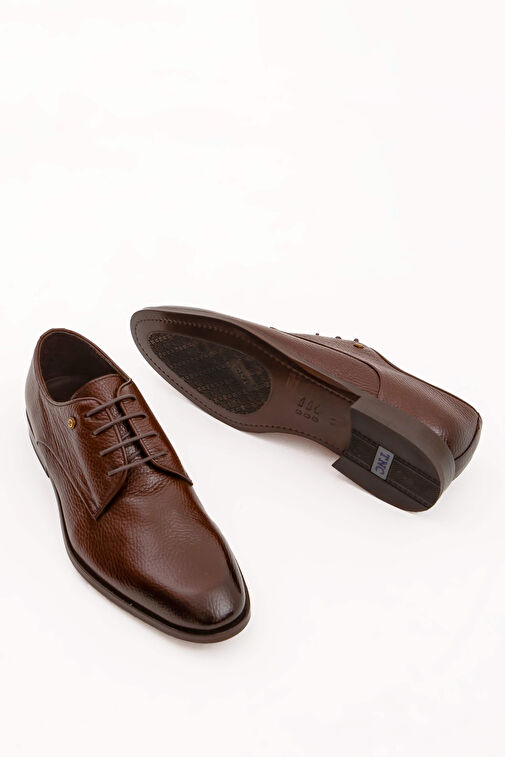 Tamer Tanca Erkek Hakiki Deri Taba Klasik Ayakkabı - Görsel 6