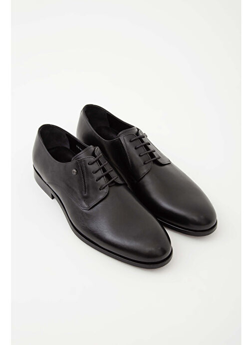 Tamer Tanca Erkek Hakiki Deri Siyah Klasik Ayakkabı - Görsel 2