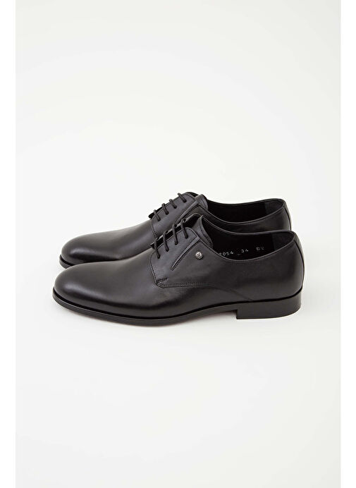 Tamer Tanca Erkek Hakiki Deri Siyah Klasik Ayakkabı - Görsel 3