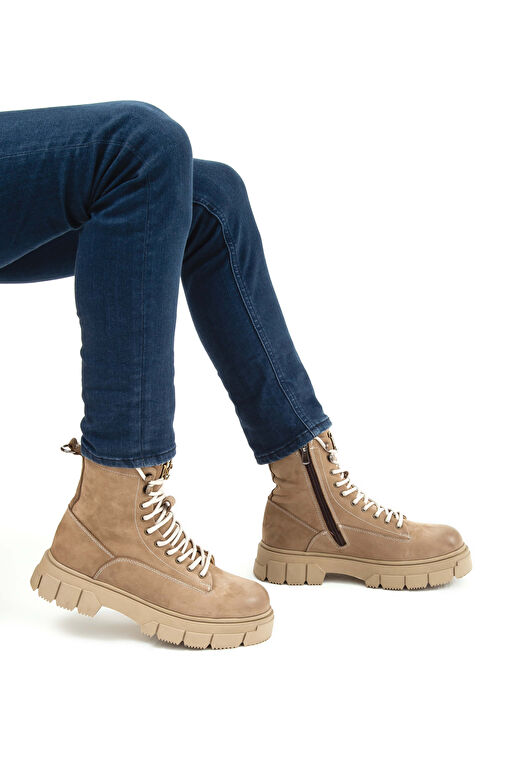 Tamer Tanca Erkek Hakiki Deri Vizon Casual Bot - Görsel 4