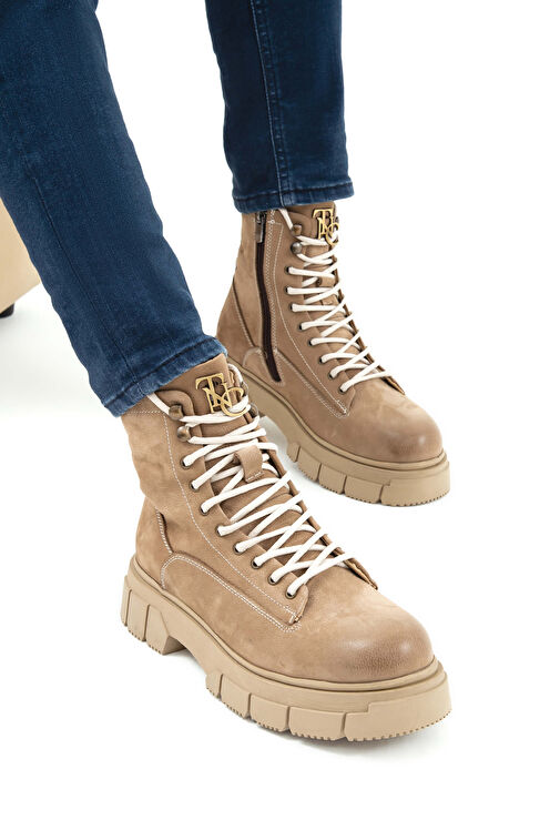 Tamer Tanca Erkek Hakiki Deri Vizon Casual Bot - Görsel 5