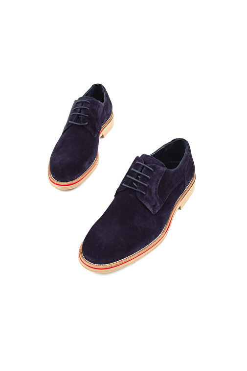 Tamer Tanca Erkek Hakiki Deri Lacivert Casual Ayakkabı - Görsel 6