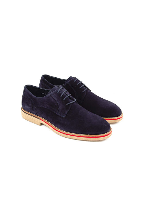 Tamer Tanca Erkek Hakiki Deri Lacivert Casual Ayakkabı - Görsel 7