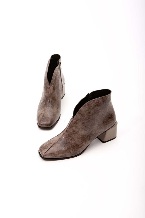 Tamer Tanca Kadın Hakiki Deri Vizon Casual Bot - Görsel 2