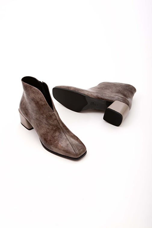 Tamer Tanca Kadın Hakiki Deri Vizon Casual Bot - Görsel 5