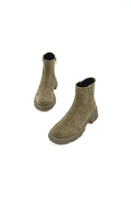 Tamer Tanca Tamer Tanca Kadın Hakiki Deri Yeşil Casual Bot | Boyner Yeşil - 8. görsel