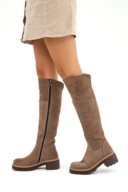 Tamer Tanca Tamer Tanca Kadın Hakiki Deri Kahverengi Casual Çizme Bot | Boyner Kahverengi - 4. görsel